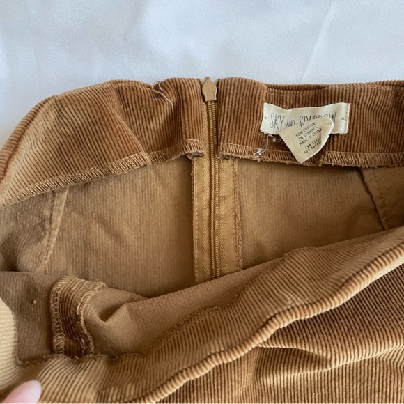 Sky and Sparrow Brown Pencil Skirt - Picture 3 of 4